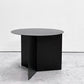 ヘイ HAY スリットテーブル SLIT TABLE XL サイドテーブル ローテーブル ラウンド Φ45cm スチール ブラック 北欧 デンマーク モダン B ●