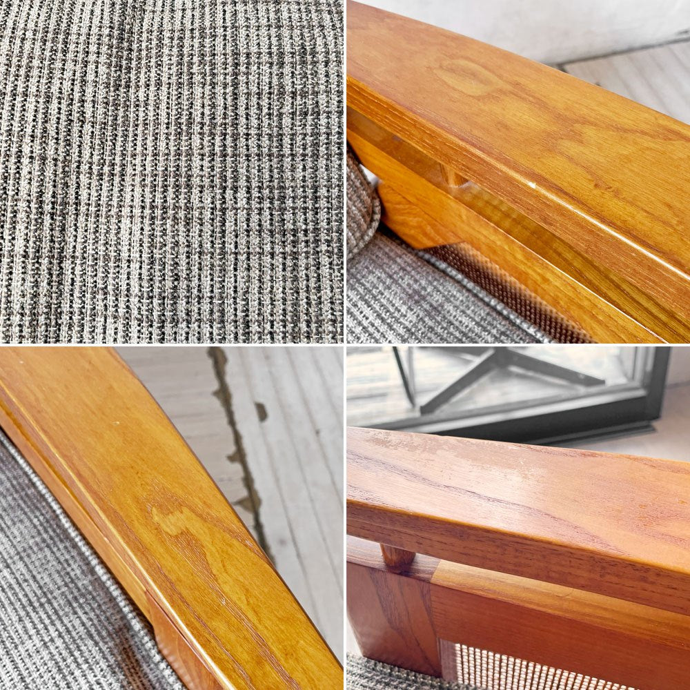 アクメファニチャー ACME Furniture ウィッカー WICKER ラウンジチェア 1Pソファ ハックベリー ラタン グレー USビンテージスタイル 定価83,600円 ★