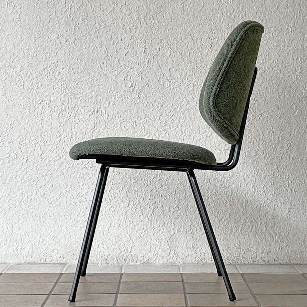 クラッシュゲート CRASHGATE ノットアンティークス Knot Antiques アボック ABOCK 肘無チェア ダイニングチェア ファブリック◇