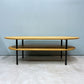 クラッシュゲート CRASH GATE イージーライフ Easy Life サーボ コーヒーテーブル オーバル SERVO COFFEE TABLE W105cm オーク材 ブラックスチール 関家具 展示品 ◎