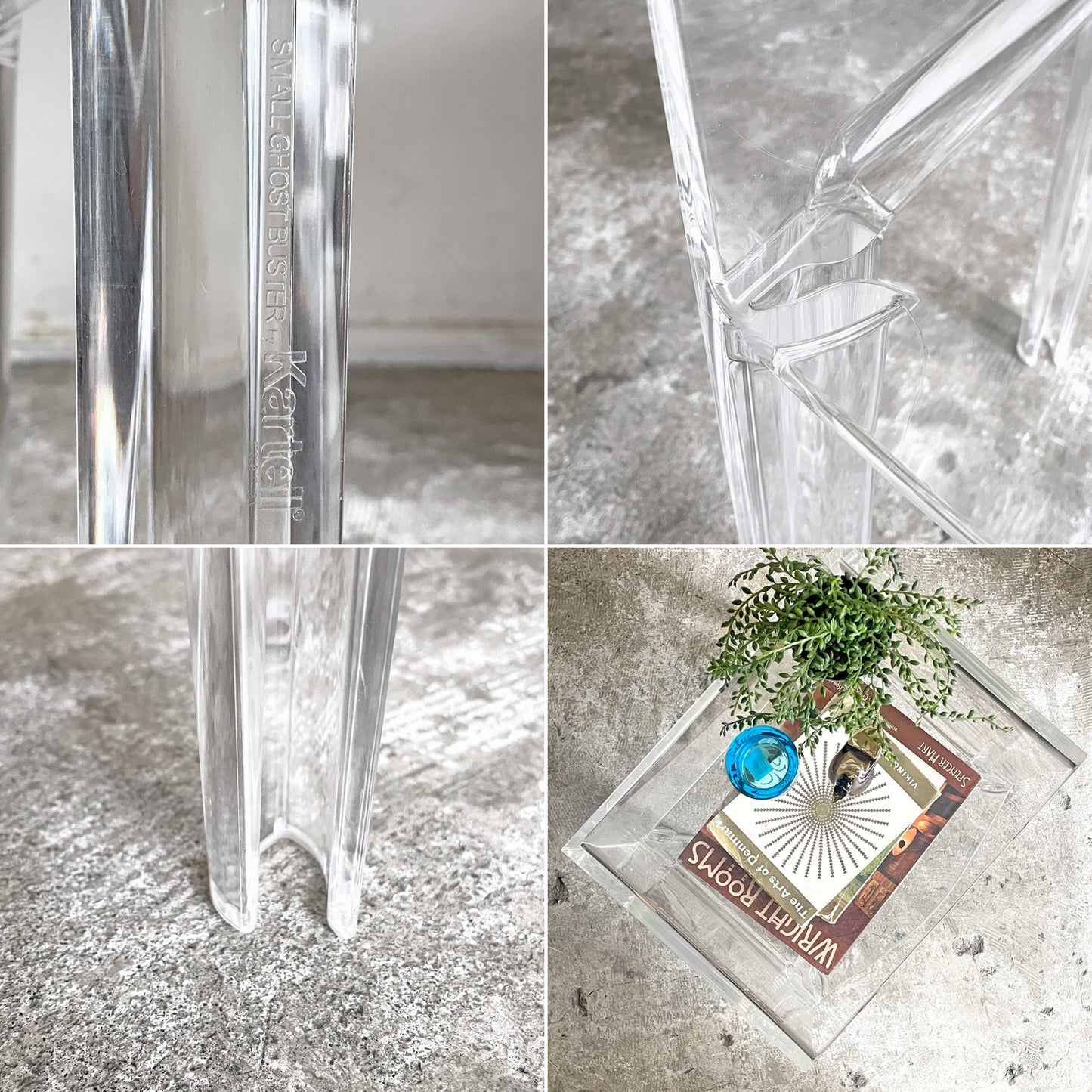 カルテル Kartell スモールゴーストバスター SMALL GHOST BUSTER コンソールテーブル サイドテーブル クリスタル W40cm フィリップ・スタルク ■