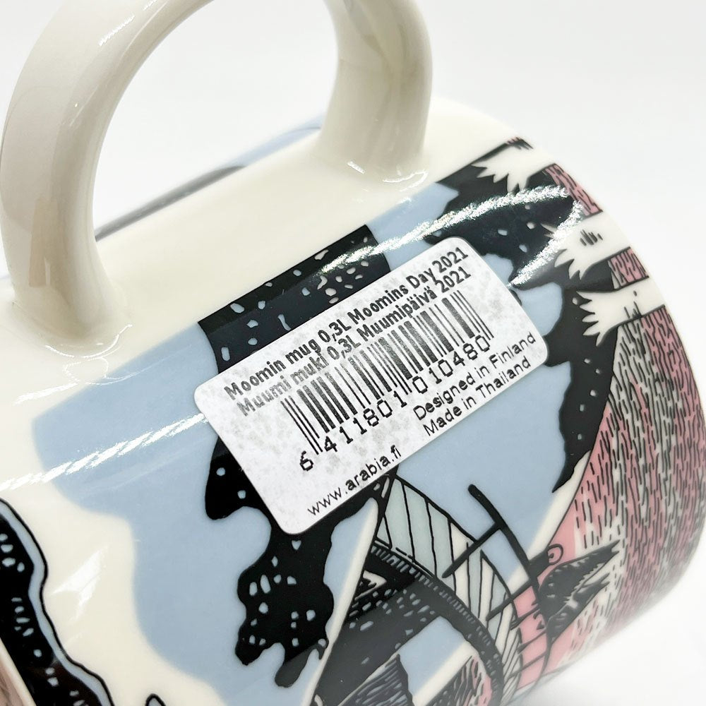 アラビア ARABIA ムーミンマグ MOOMIN ムーミンズデイ ムーミンの日 2021年 一日限定販売 フィンランド 北欧食器 箱付き ●