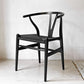 カールハンセン＆サン Carl Hansen & Son CH24 Yチェア ブラックラッカー×ブラックペーパーコード ハンス・J・ウェグナー オーク材 美品 定価￥199,100- ★