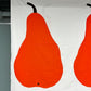 マリメッコ Marimekko パーリナ paaryna マイヤ・イソラ Maija Isola ファブリック オレンジ 洋ナシ 146×254cm ◎