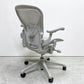 ハーマンミラー Herman Miller アーロンチェア リマスタード フル装備 Bサイズ ミネラル ポスチャーフィットSL デスクチェア オフィスチェア ビル・スタンフ ＆ ドン・チャドウィック ●