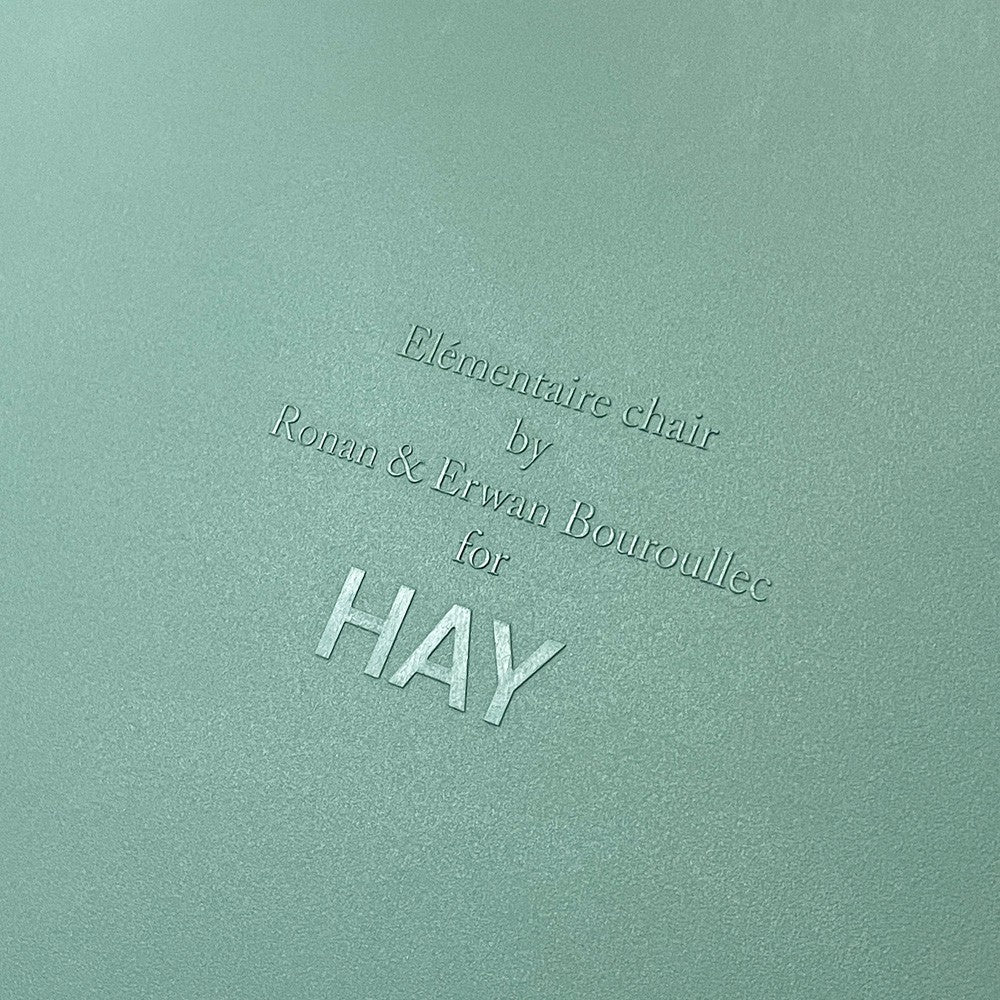 ヘイ HAY エレメンターレチェア ELEMENTAIRE CHAIR ダイニングチェア ロナン&エルワン・ブルレック スモーキーグリーン ●