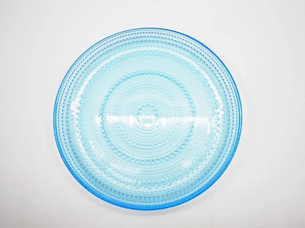 イッタラ iittala カステヘルミ Kastehelmi プレート 25cm ライトブルー オイバ・トイッカ Oiva Toikka フィンランド 北欧食器 ●