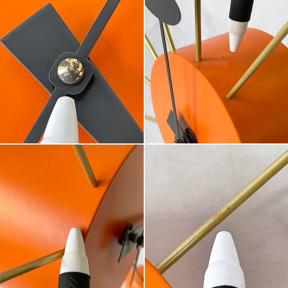 ヴィトラ vitra ボールクロック Ball Clock ウォールクロック オレンジ 掛け時計 ジョージネルソン George Nelson ミッドセンチュリー ◇