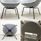 フリッツハンセン Fritz Hansen ポットチェア POT Chair ラウンジチェア ファブリック クリスチャンハウン ライトグレー系 スチールレッグ アルネ・ヤコブセン Arne Jacobsen  ●