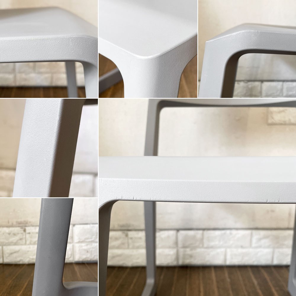 ヴィトラ Vitra ティプトン Tip Ton ワークチェア ダイニングチェア デスクチェア バサルト スタッキング チルト機能 定価￥47,300- B ◎