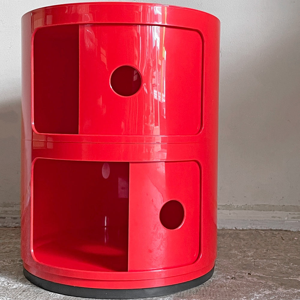 カルテル Kartell コンポニビリ COMPONIBILI 2段 レッド ストレージボックス アンナ・カステッリ・フェリエーリ イタリア ■