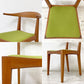 ウッドユーライクカンパニー WOOD YOU LIKE COMPANY アイチェア AI CHAIR アームチェア チェリー無垢材 ファブリック張替え済み ライトグリーン B ●