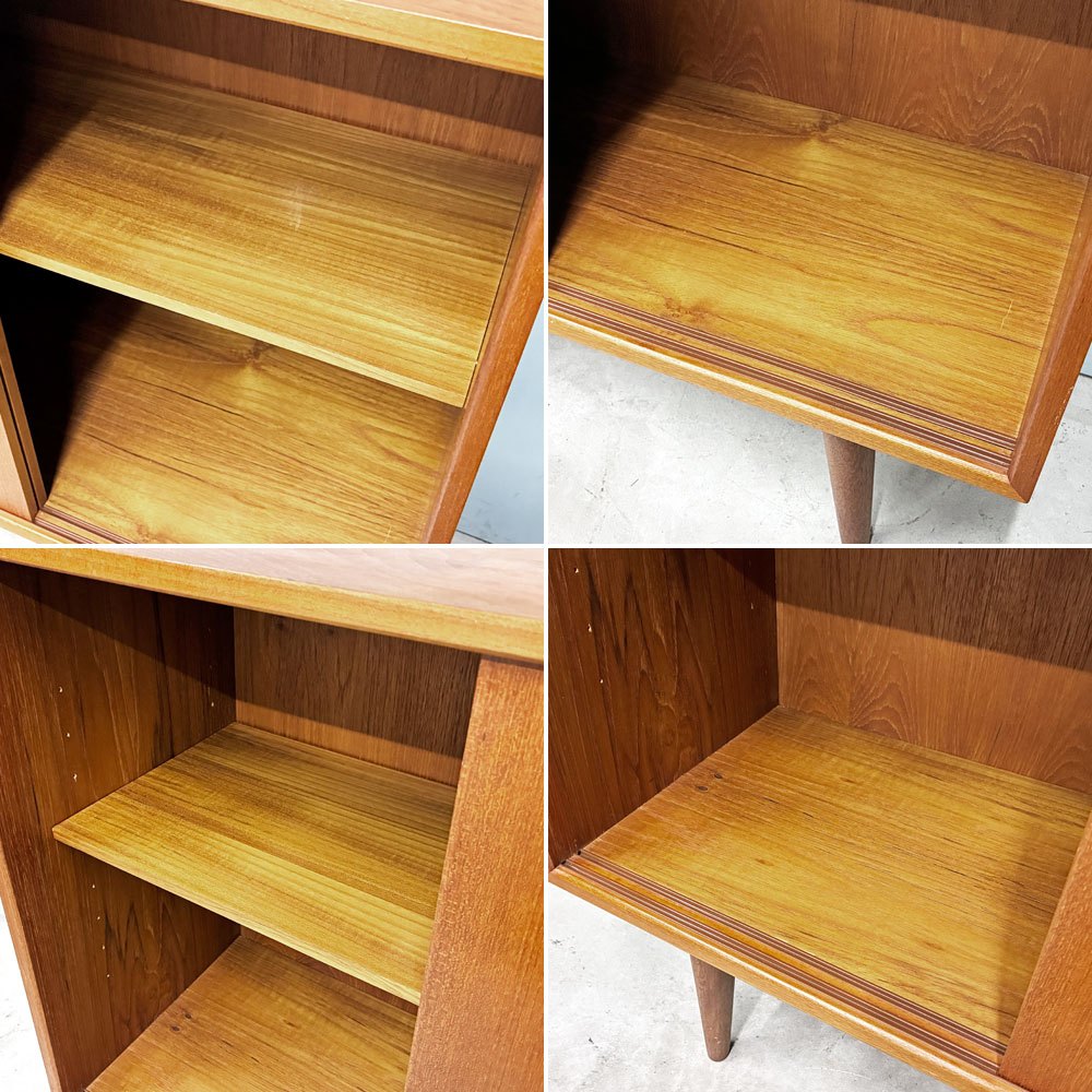北欧ビンテージ Scandinavian Vintage チーク材 スモールキャビネット W75×H83.5cm ◎