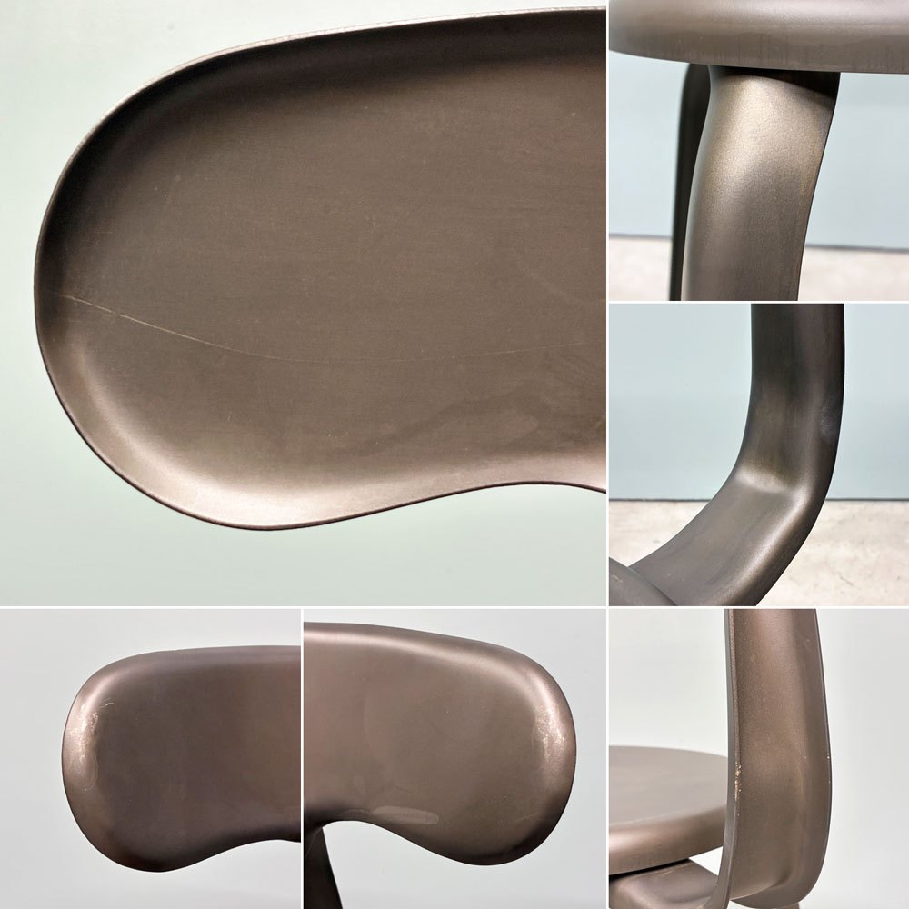 フェールトラヴァイユ FER TRAVAIL ニコルチェア NICOLLE Chair SH45cm ダイニングチェア スチール マットクリア仕上げ 別注モデル インダストリアル フランス B ◎