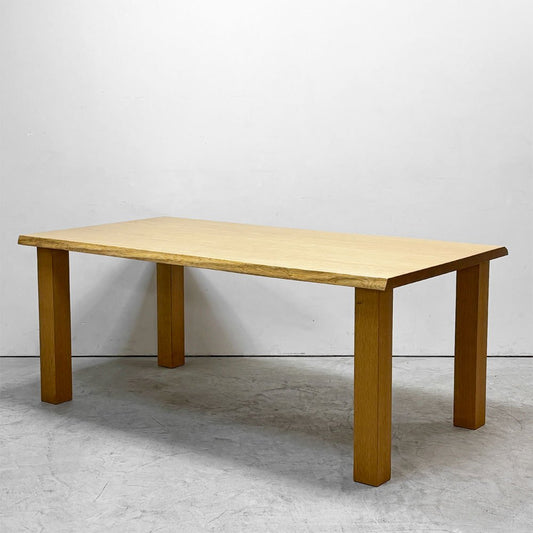 家具蔵 KAGURA ヴィンテージシリーズ VINTAGE ダイニングテーブル ナラ無垢材 耳付き W170cm クラフト家具 国産家具 ナチュラル ●