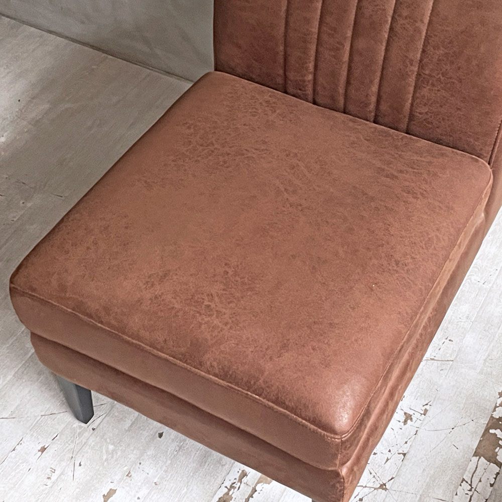 クラッシュゲート CRASH GATE ノットアンティークス Knot antiques グレス GRESS 1Pソファ カカオ 1人掛け ラウンジチェア レザーテックス ♪