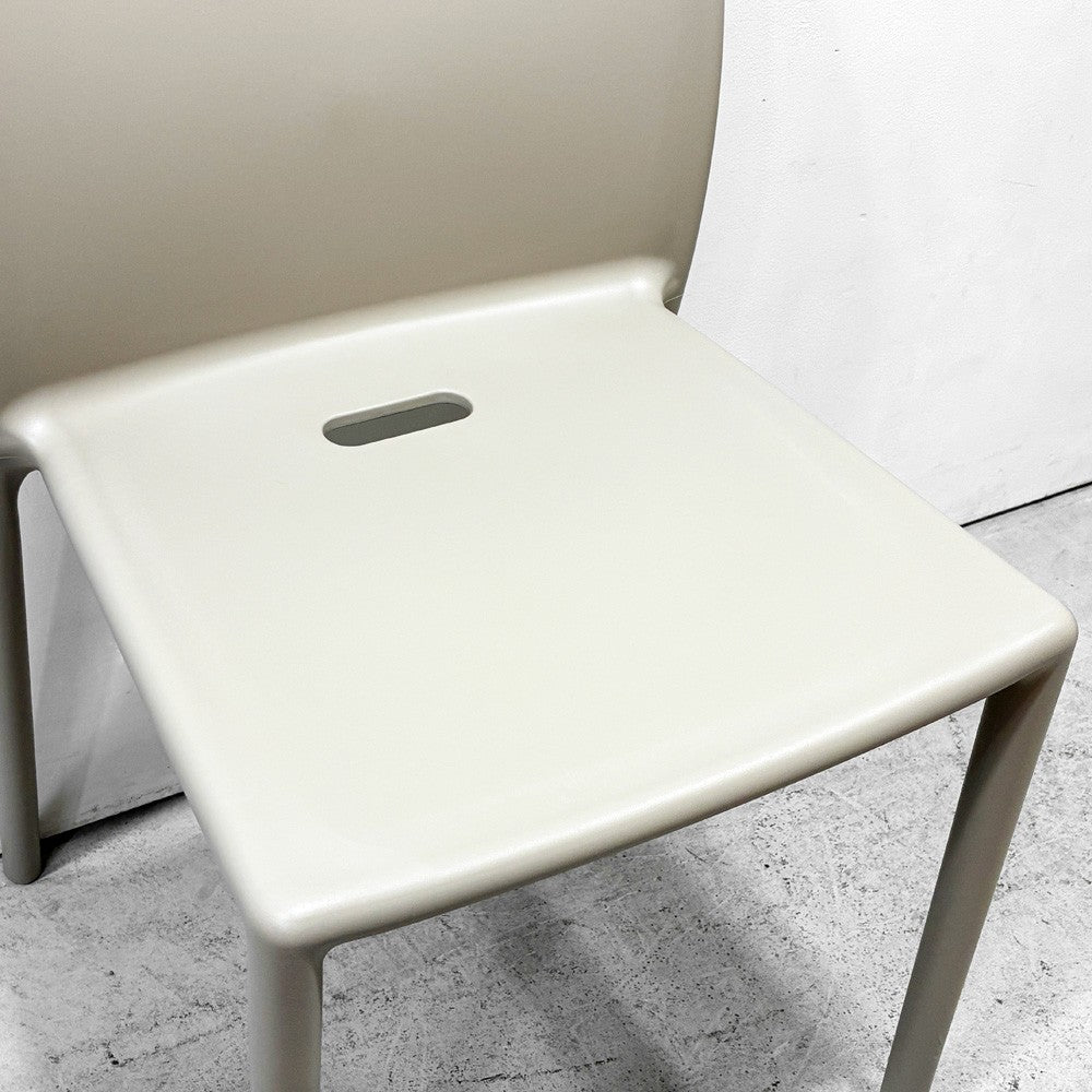 マジス MAGIS エアチェア AIR CHAIR スタッキングチェア ダイニングチェア ベージュ ジャスパー・モリソン 新品未使用品 美品 B ●