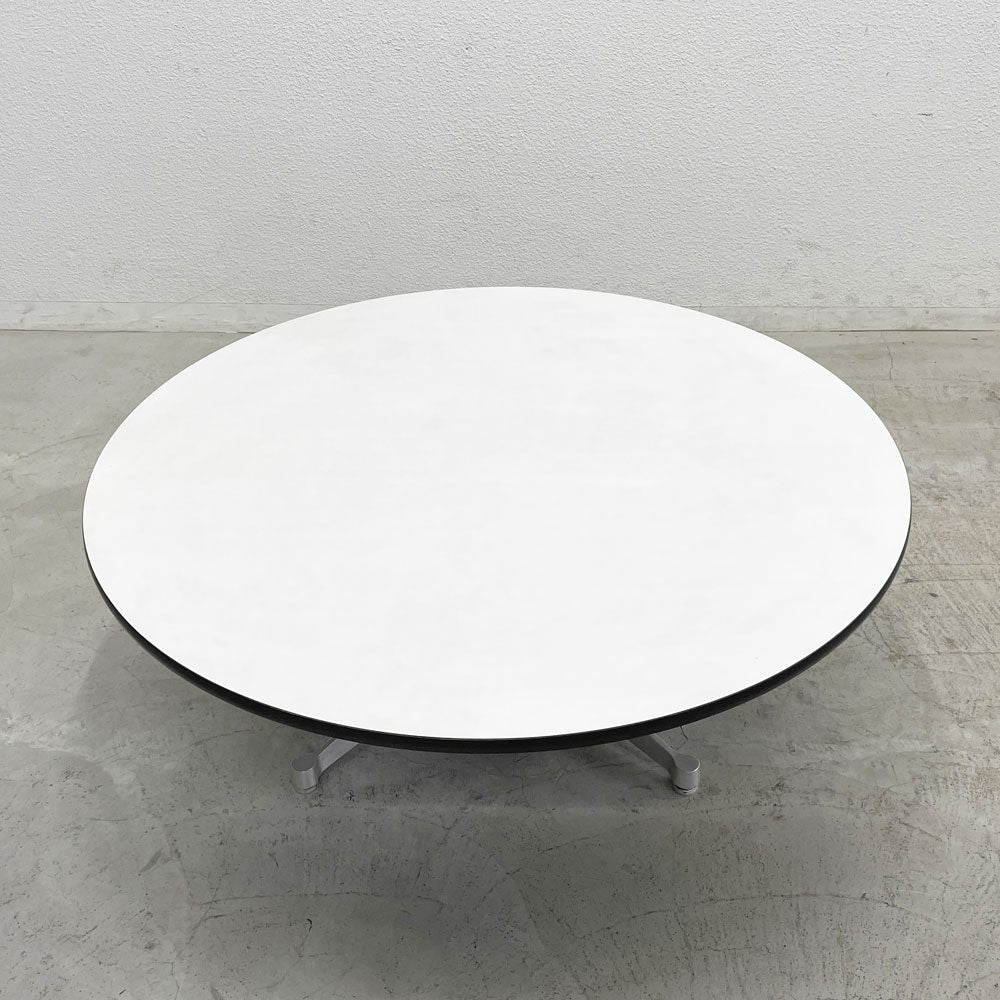 ハーマンミラー Herman Miller コントラクトテーブル ラウンドローテーブル W120cm イームズ ビンテージ 〓