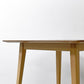 ナチュラルモダン Natural Modern メラミントップ ダイニングテーブル ブラック ビーチ材 テーパードレッグ W80cm ●