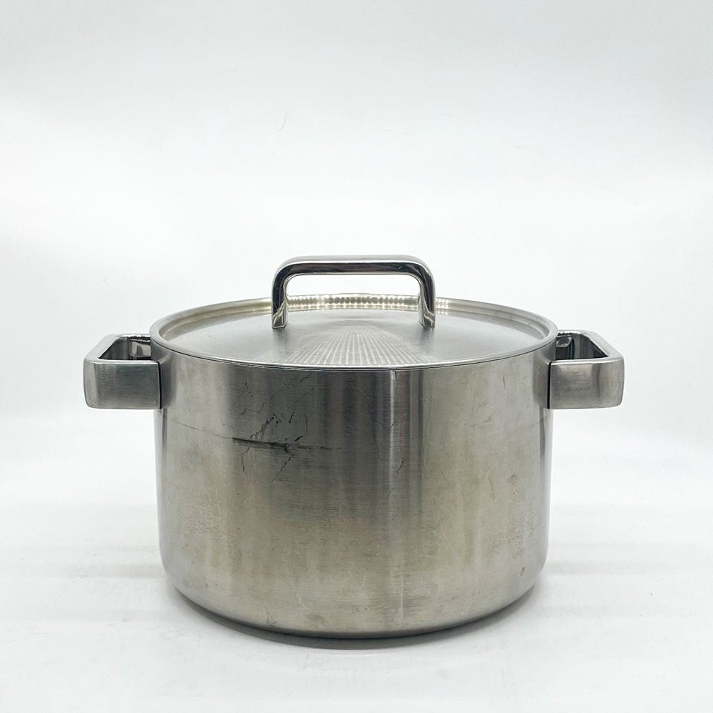 ハックマン Hackman ツールズ Tools キャセロール ステンレス 両手鍋 蓋付き 三層構造 BJORN DAHLSTROM フィンランド 22cm 5.0L ●