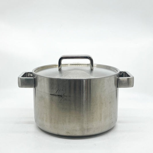 ハックマン Hackman ツールズ Tools キャセロール ステンレス 両手鍋 蓋付き 三層構造 BJORN DAHLSTROM フィンランド 22cm 5.0L ●