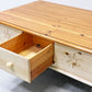 イーセンアーレン ETHAN ALLEN ファームハウス パイン コーヒーテーブル Farmhouse Pine 2ドロワー パイン材 90's ビンテージ vintage カントリースタイル ●