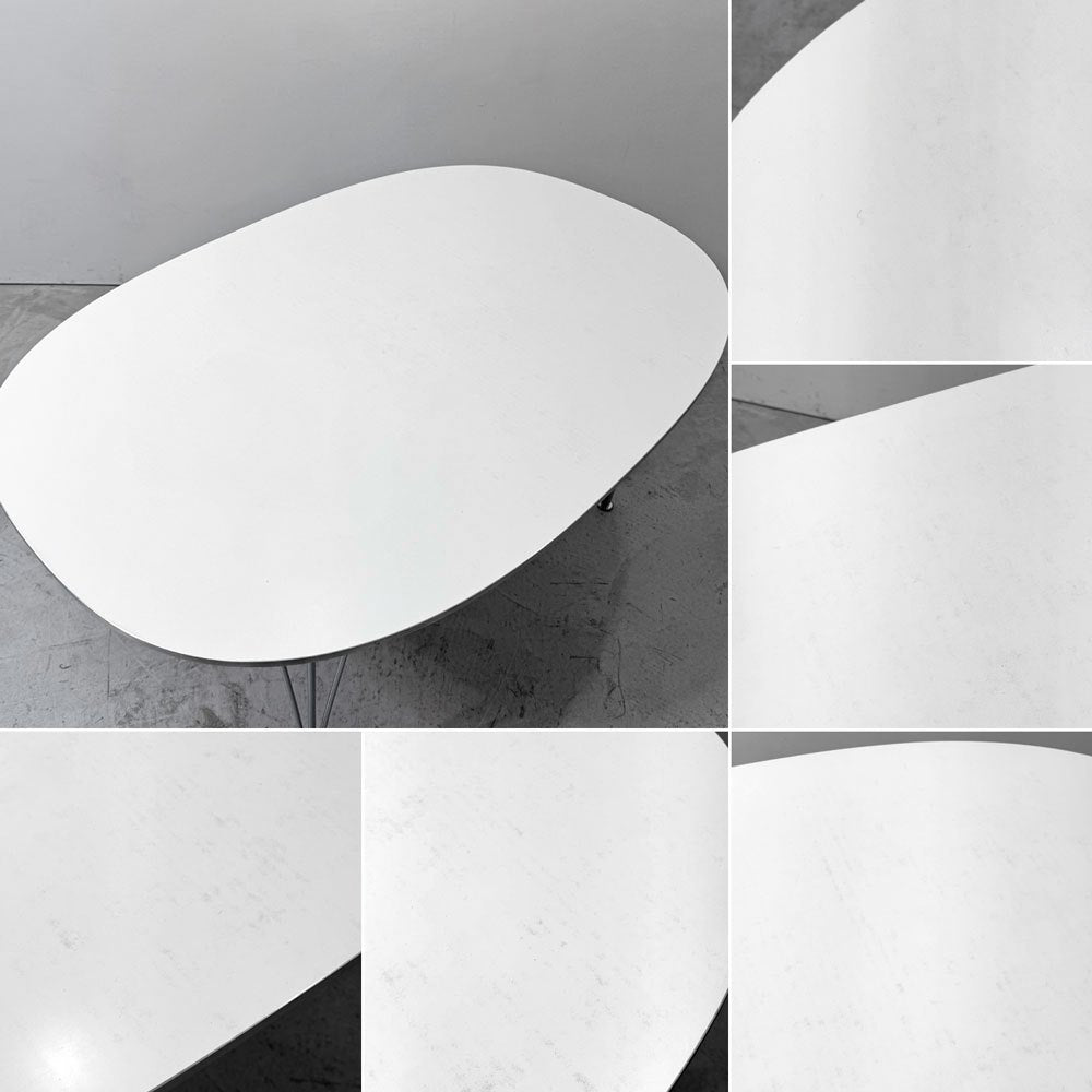 フリッツハンセン Fritz Hansen Bテーブル スーパー楕円テーブル ダイニングテーブル ピート・ハイン ブルーノ・マットソン アルネ・ヤコブセン デンマーク 北欧家具 ●