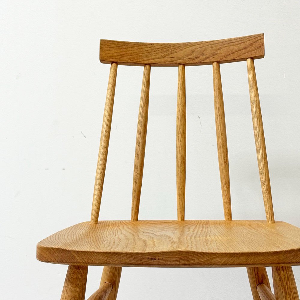モモナチュラル MOMO Natural SB CHAIR ダイニングチェア オーク無垢材 オイルフィニッシュ ナチュラル ウィンザースタイル B ●
