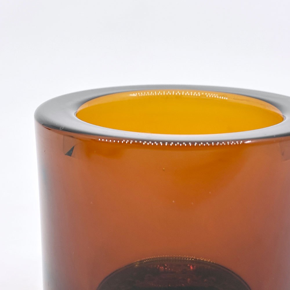 イッタラ iittala マリメッコ marimekko キビ kivi キャンドルホルダー  ブラウン 60mm フィンランド 北欧雑貨 A ●