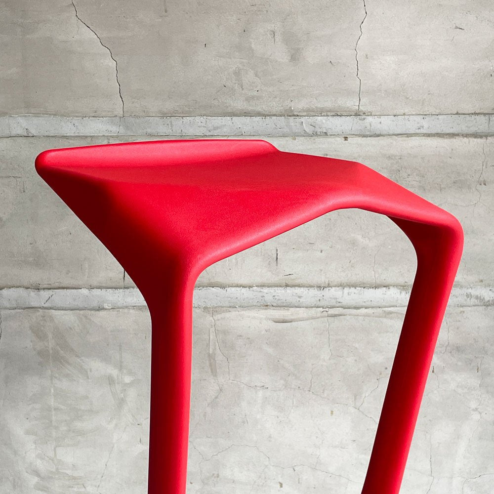 プランク PLANK ミウラスツール MIURA stool ハイスツール スタッキング レッド コンスタンチン･グルチッチ 定価￥44,000-  ♪