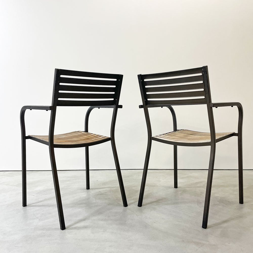 エミュー emu セーニョチェア SEGNOCHAIR ガーデンチェア アーム スタッキング イタリア ニ脚セット B ●
