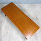 パシフィックファニチャーサービス P.F.S. ローテーブル DH TEA TABLE WITH SHELF Lサイズ W120cm ナラ材 マガジンラック付 ダークブラウン 定価：￥70,400- ◎