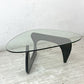 イサムノグチ Isamu Noguchi コーヒーテーブル Coffee Table ガラス天板 厚13mm リプロダクト品 デザイナーズ家具 名作 ●