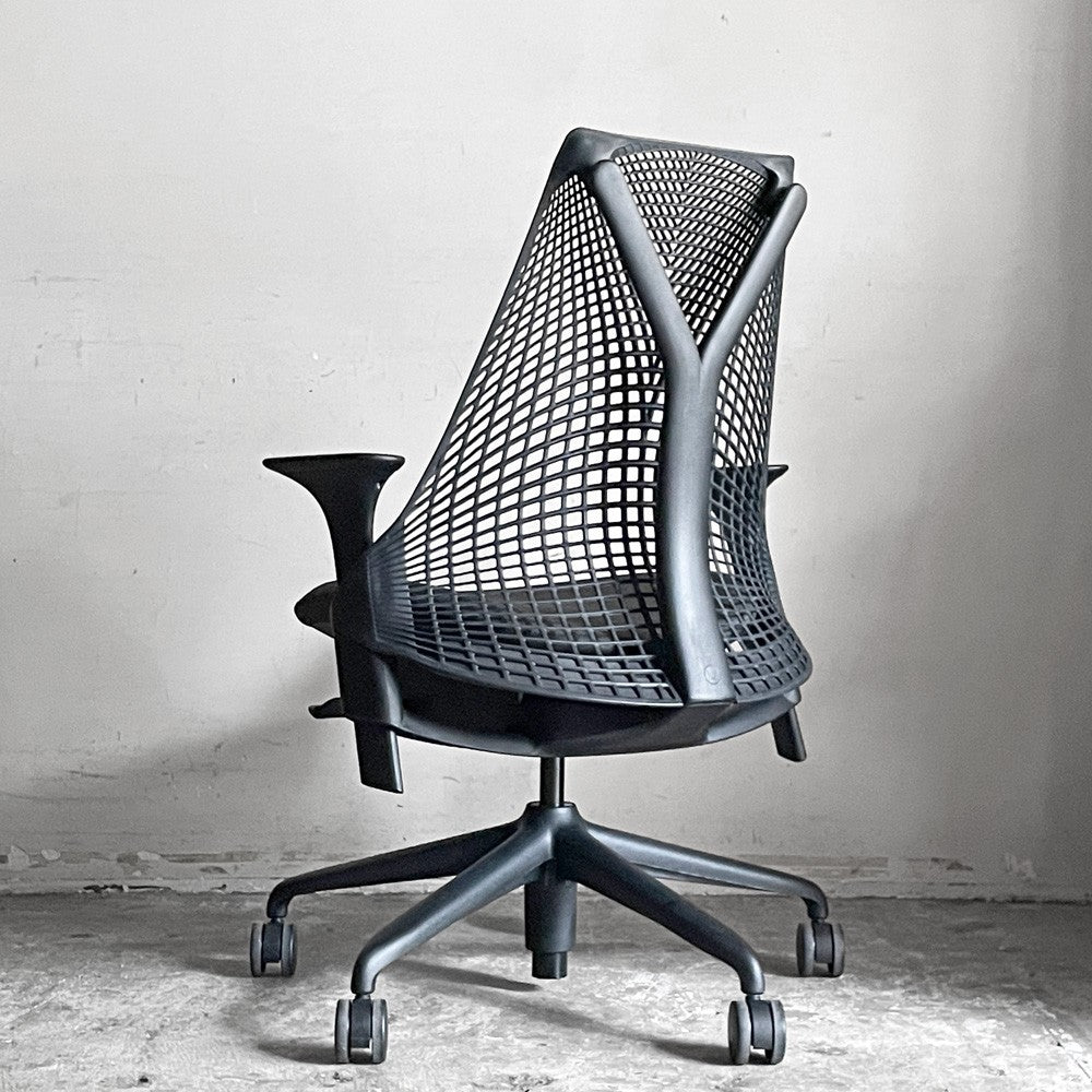 ハーマンミラー Herman Miller セイルチェア SAYL Chair デスクチェア オフィスチェア ブラック 旧モデル 2016年製 イヴ・ベアール ■