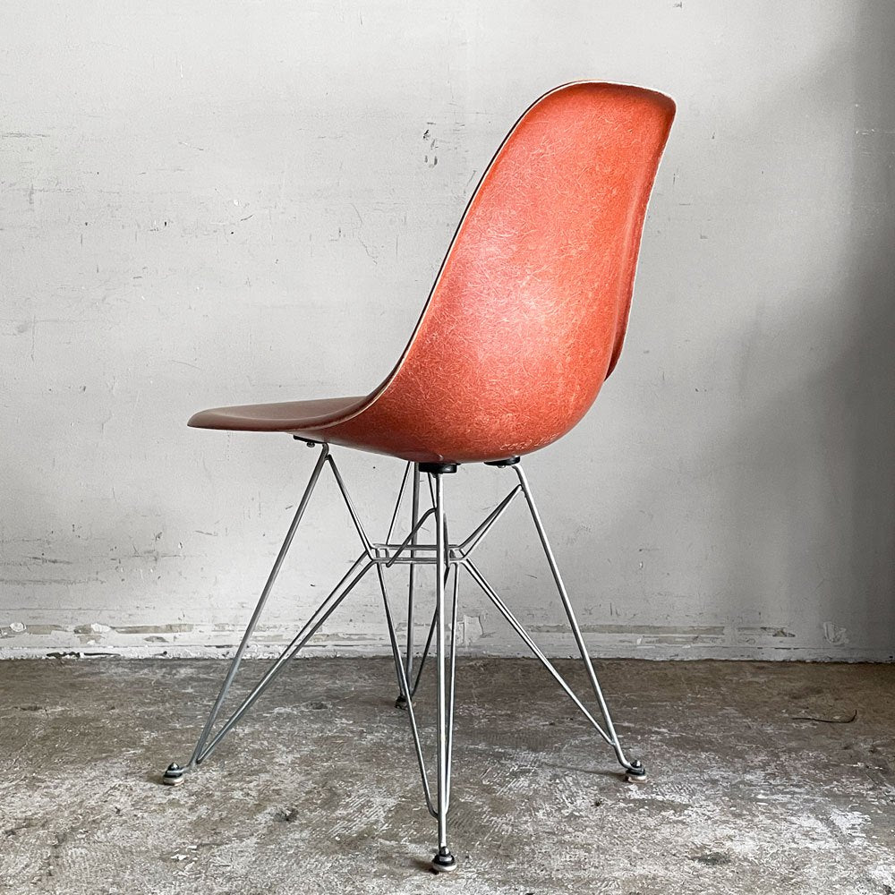 ハーマンミラー Herman Miller サイドシェルチェア セカンド 2nd FRP エッフェルベース ジンク テラコッタ ビンテージ イームズ ミッドセンチュリー ■