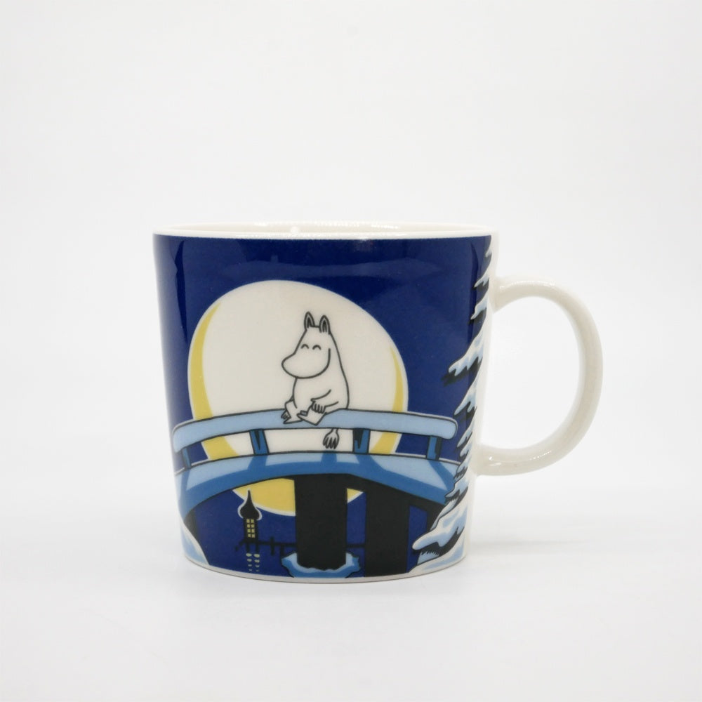 アラビア ARABIA ムーミンマグ MOOMIN ウィンターナイト 2006年 冬限定 フィンランド 北欧食器 箱付き ●