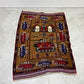 ビンテージ Vintage ウォーラグ War Rug カーペット 絨毯 アフガニスタン トルクメン族 Turkmen 100×155cm ●