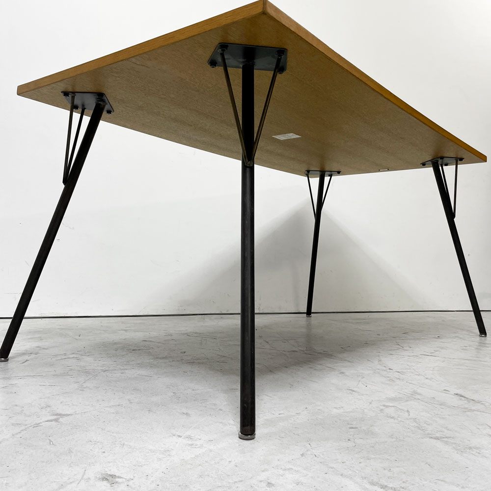ジャーナルスタンダードファニチャー journal standard furniture サンク SENS ダイニングテーブル M W150 オーク無垢材 スチール インダストリアルデザイン ●
