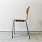 フリッツハンセン Fritz Hansen 3101 アリンコチェア アントチェア 4本脚 ナチュラルビーチ ラッカー仕上げ フェルトグライズ アルネ・ヤコブセン D ●