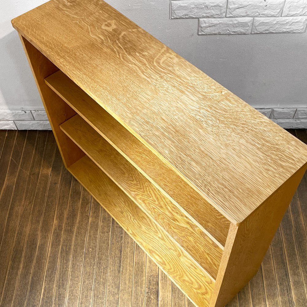 パシフィックファニチャーサービス P.F.S DHブックシェルフ DH BOOK SHELF 本棚 飾り棚 w90cm オーク材 定価：90,200円 ◎
