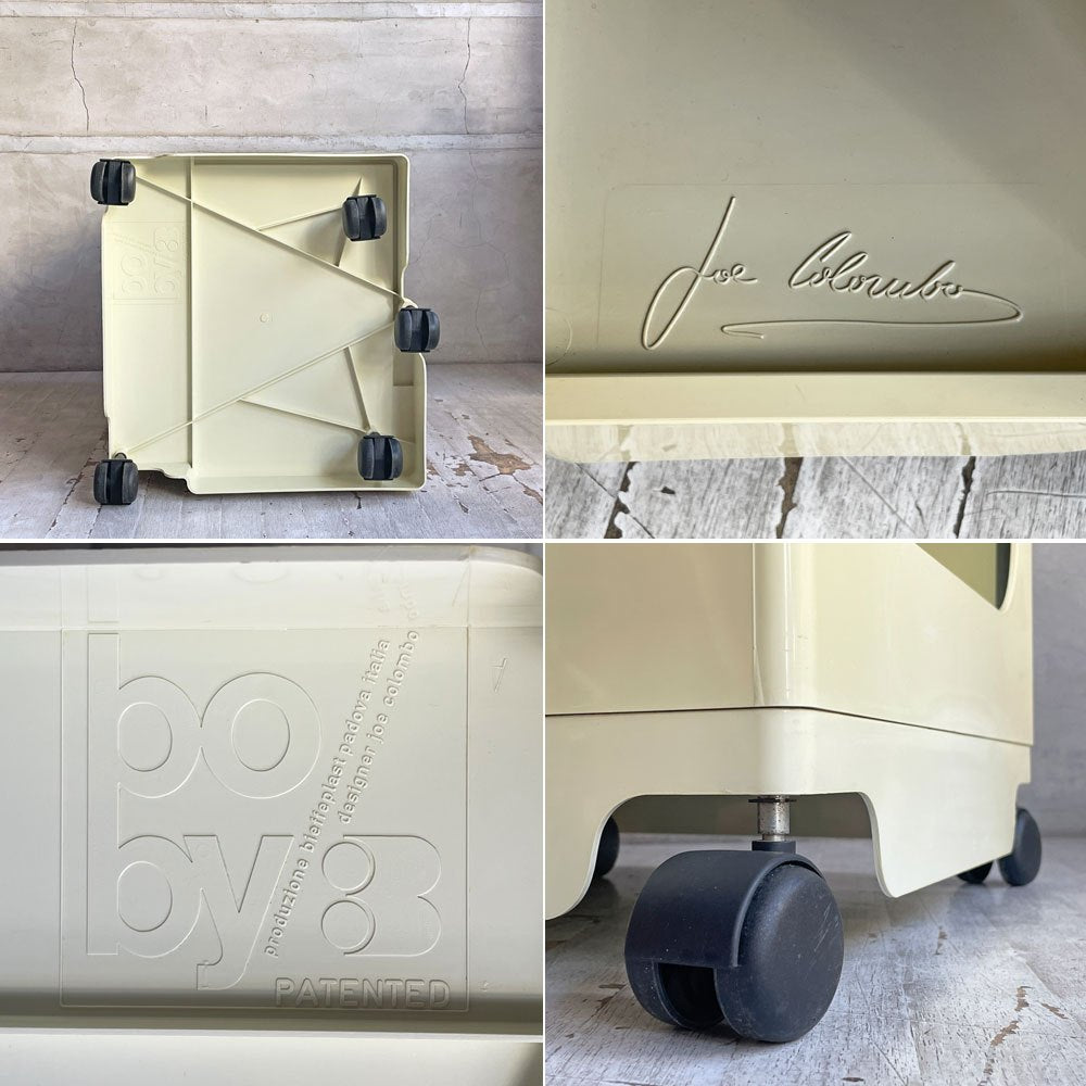 ビーライン B-LINE ボビーワゴン Boby Wagon 3段3トレイ ホワイトカラー ジョエ・コロンボ イタリア MoMA ミッドセンチュリー ♪