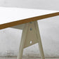 ジャーナルスタンダードファニチャー journal standard Furniture コンパスレッグデスク COMPASS LEG DESK ワークデスク W120cm メラミントップ アイボリー ●