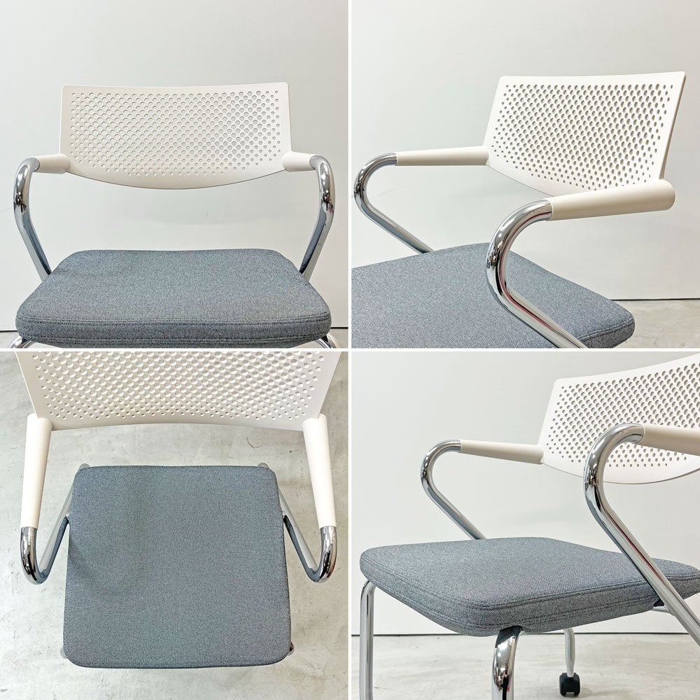 ヴィトラ vitra ビザロール Visaroll デスクチェア ミーティングチェア キャスターベース スタッキング アントニオ・チッテリオ A ●