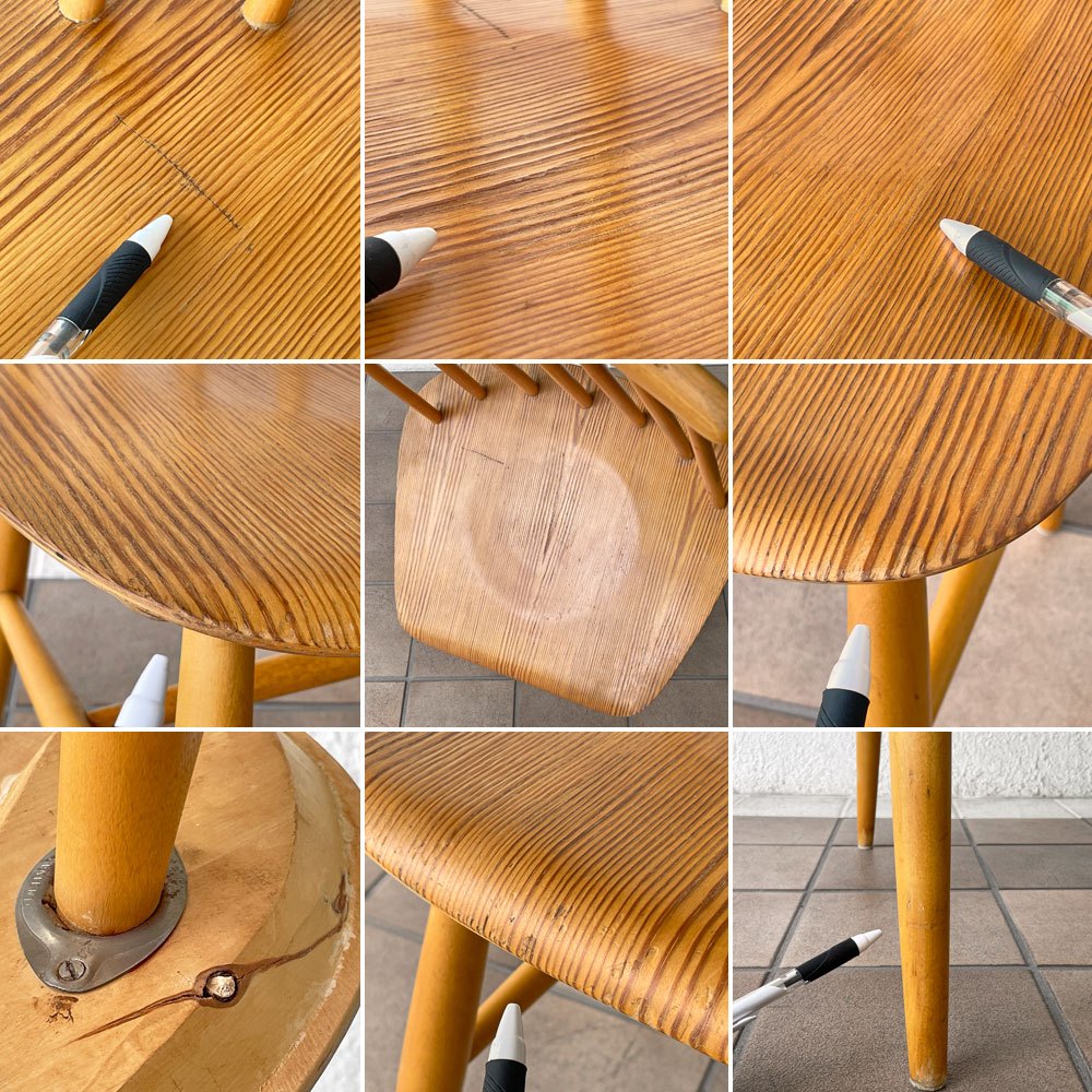 エズビーヴァーケン Edsby Verken T65 ファネットチェア Fanett Chair ダイニングチェア アッシュ材 イルマリ・タピオヴァーラ スウェーデン 北欧ビンテージ 希少 ◇