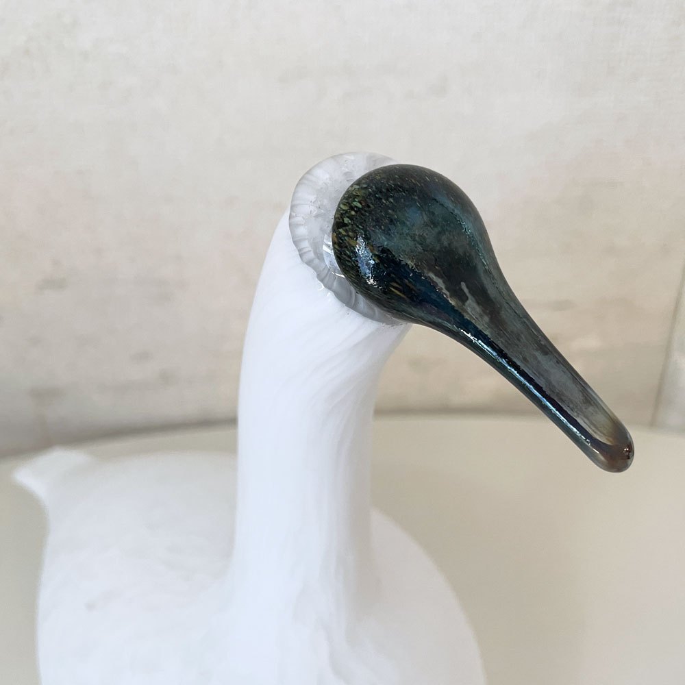 イッタラバード iittala バーズバイトイッカ Birds by Toikka オオハクチョウ Whooper Swan White 2007年 オイバ・トイッカ 箱付 北欧雑貨 ◎
