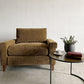 トラックファニチャー TRUCK FURNITURE FKソファ FK SOFA 1.5シーター F-21 グリーンコーデュロイ ウォールナット無垢材 定価￥315,700- 〓