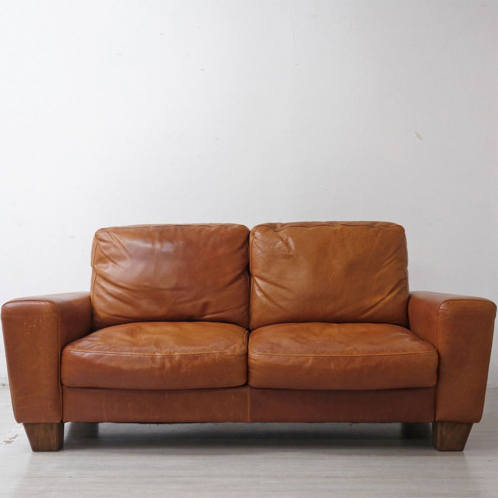 アクメファニチャー ACME Furniture フレスノ 2シーター ソファ FRESNO SOFA オイルレザー 本革 W165cm ●