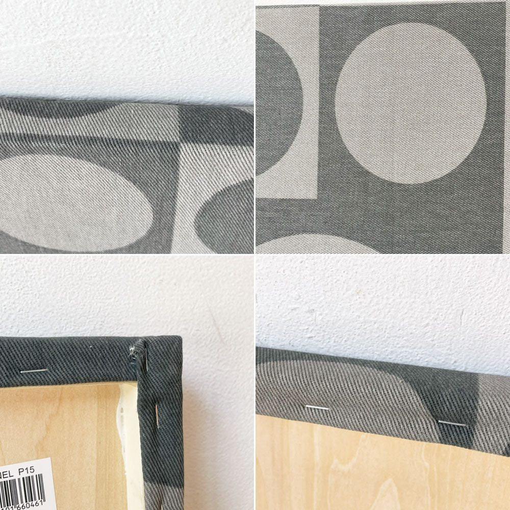 イノベーション INNOVATION ジオメトリ GEOMETRI グレー ファブリックパネル 50x62.5cm ヴェルナー・パントン Verner Panton ★