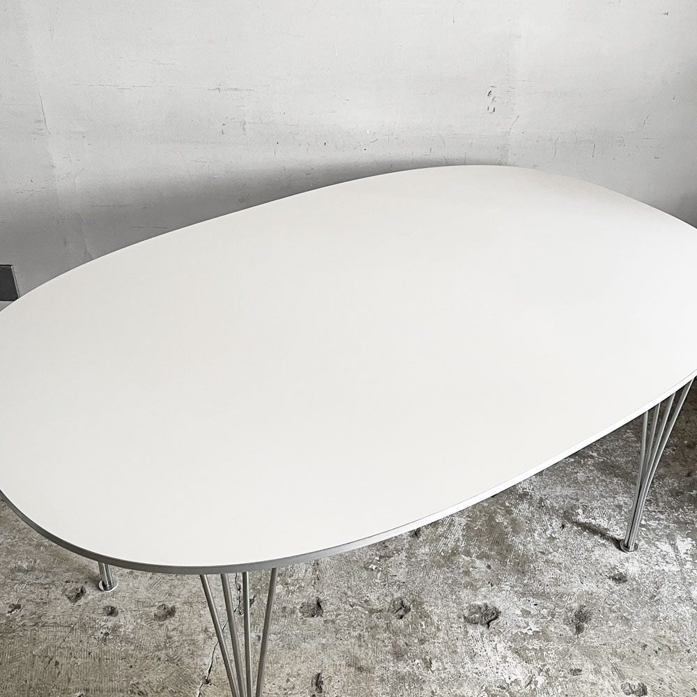 フリッツハンセン Fritz Hansen スーパー楕円 Bテーブル ダイニングテーブル B612 W150×D100cm ピート・ヘイン アルネ・ヤコブセン 北欧家具 ■