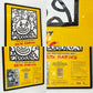 キース・ヘリング Keith Haring イベントポスター 1994年 Thalia Buchhandlung Hamburg  ドイツ 書店 ストリートアート アートフレーム 額装品 ★